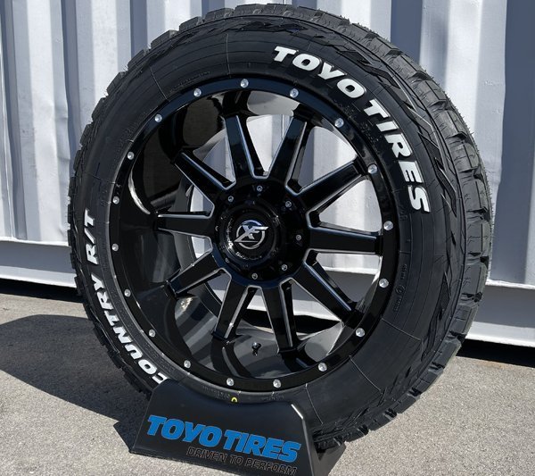 新品 20x10J サーフ プラド タコマ XF OFFROAD XF219 20インチタイヤホイールセット TOYO OPEN COUNTRY RT 275/55R20 ホワイトレター_画像2