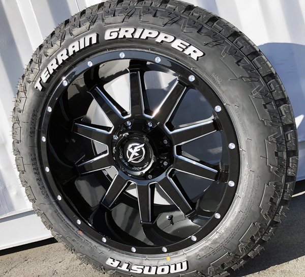 20x10 FORD F150 RAPTOR ラプター XF OFFROAD XF219 20インチマッドタイヤホイール MONSTA TERRAIN GRIPPER 265/50R20 275/55R20 285/55R20_画像3