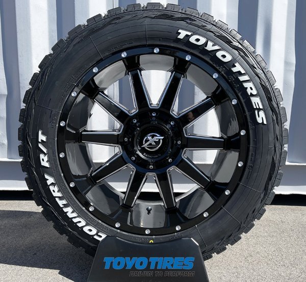 新品 20x10J サーフ プラド タコマ XF OFFROAD XF219 20インチタイヤホイールセット TOYO OPEN COUNTRY RT 275/55R20 ホワイトレター_画像3