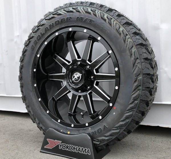 20x10J サーフ プラド タコマ XF OFFROAD XF219 20インチマッドタイヤホイール YOKOHAMA GEOLANDAR MT G003 275/55R20 295/55R20 33インチ_画像1