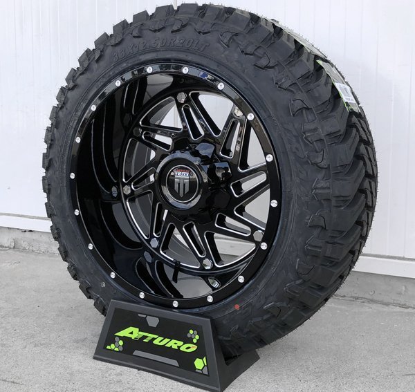 20x12J サーフ プラド タコマ AMERICAN TRUXX AT165 20インチマッドタイヤホイール ATTURO TRAIL BLADE MT 285/50R20 33x12.50R20