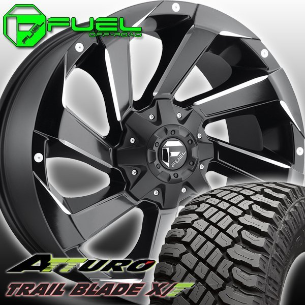 FUEL D592 Razor エスカレード タホ ナビゲーター 20インチタイヤホイールセット ATTURO TRAIL BLADE XT 275/55R20 285/55R20 305/55R20_画像1