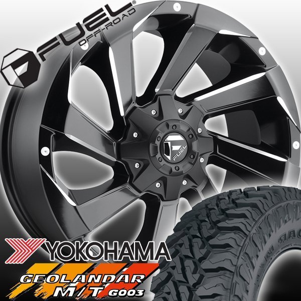 FUEL D592 Razor ハマー H2 H1 HUMMER 20インチマッドタイヤホイールセット YOKOHAMA GEOLANDAR MT M/T 35x12.50R20 37x12.50R20_画像1