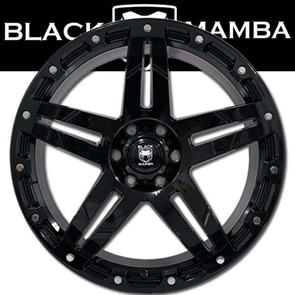 新作 シルバラード ユーコン デナリ Black Mamba BM517 22インチマッドタイヤホイール FURY COUNTRY HUNTER RT 33x12.50R22 35x12.50R22_画像4