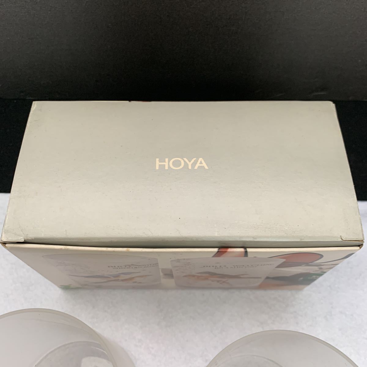 HOYA ホヤ バードウォッチング ペアタンブラー　（ショート）未使用長期保管品　昭和レトロ_画像7