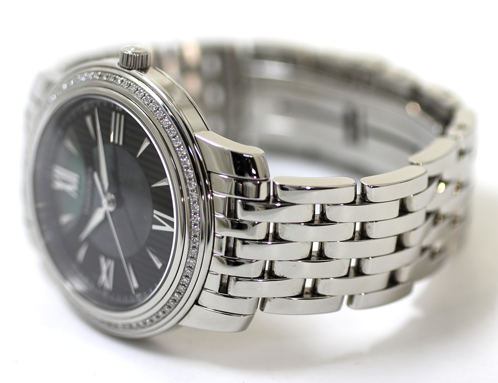 【TIFFANY&Co.】ティファニー マーク Z0046.17.10B90A00A ダイヤベゼル シェル文字盤　メンズ クォーツ 腕時計