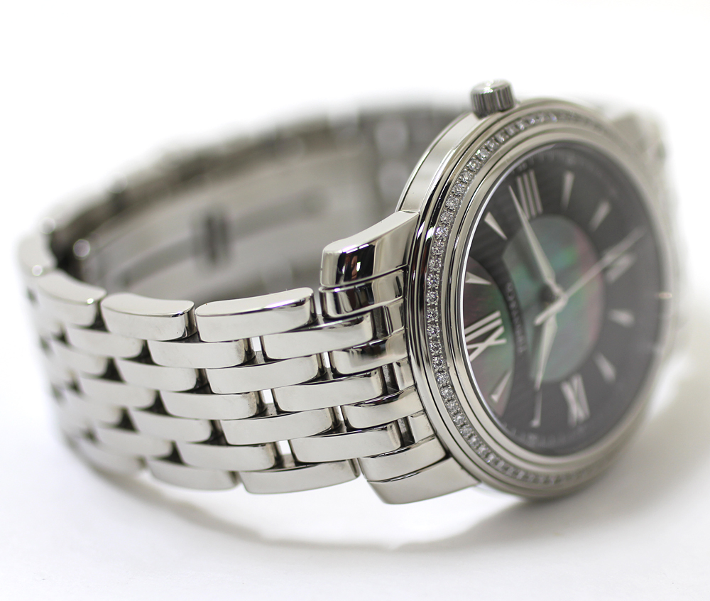 【TIFFANY&Co.】ティファニー マーク Z0046.17.10B90A00A ダイヤベゼル シェル文字盤　メンズ クォーツ 腕時計