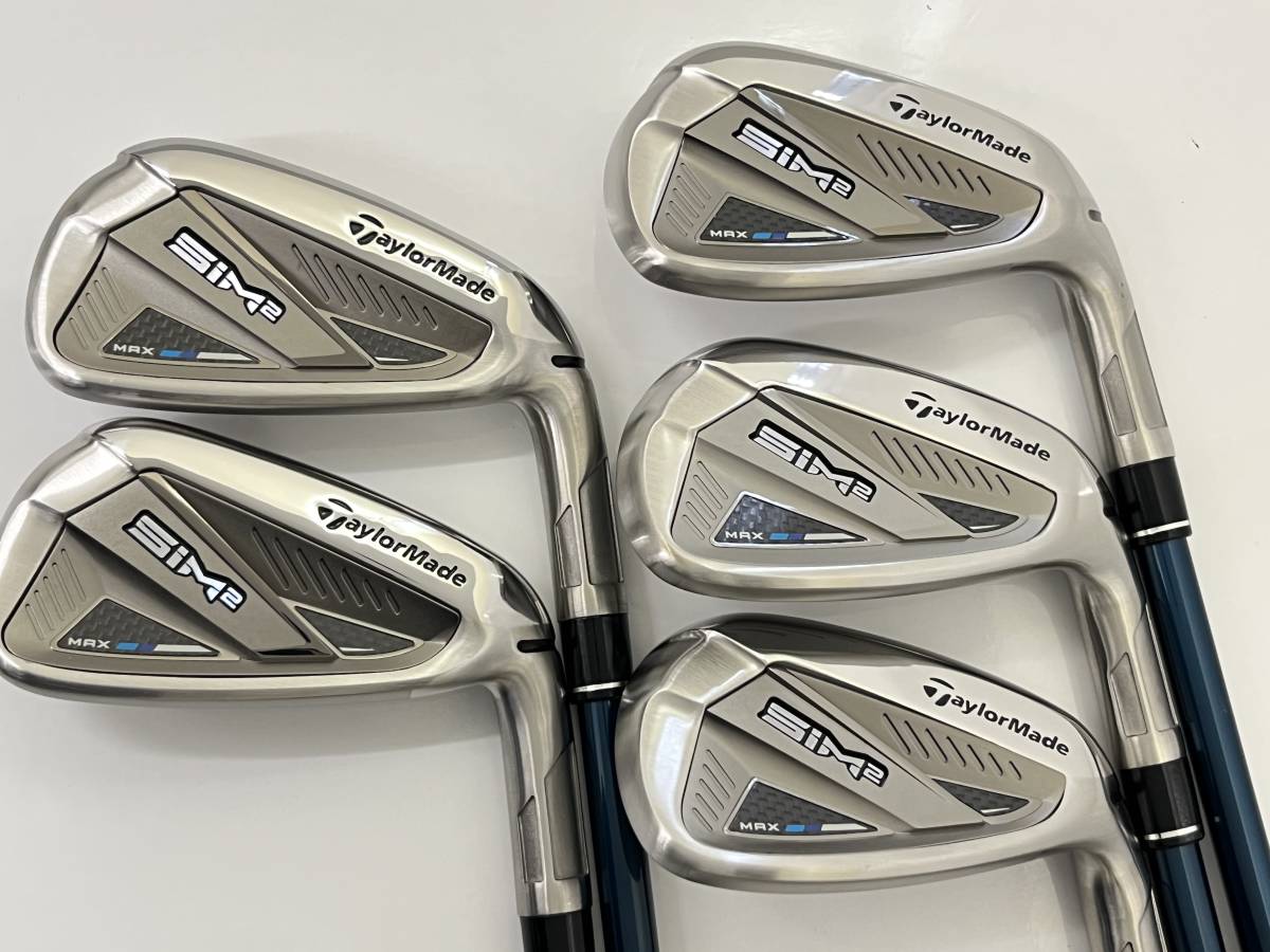 超美品 TaylorMade SIM2 MAX アイアン 6-PW 5本 TENSEI BLUE TM60(R