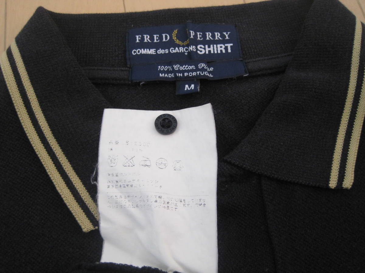 COMME des GARCONS SHIRT コムデギャルソンシャツ × FRED PERRYフレッドペリー　ポロシャツ　M_画像3
