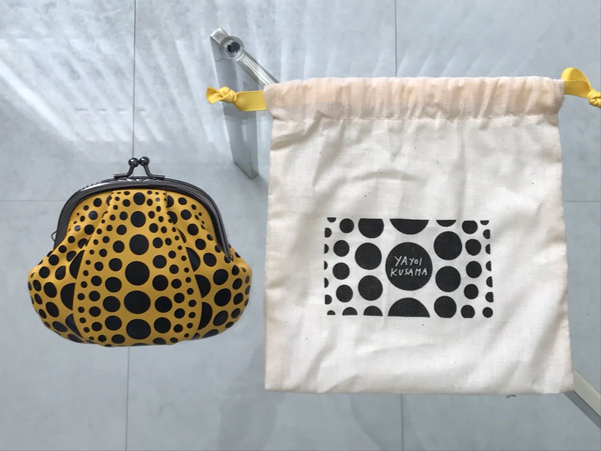 草間彌生 財布 がま口 新品 YAYOI KUSAMA カボチャ パンプキン コインケース_画像1