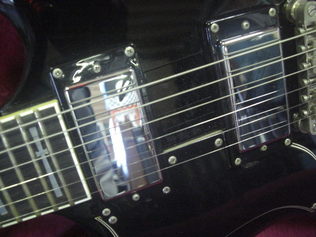 ★超貴重！左用レフティLEFTY★Epiphone エピフォンTONY IOMMI LH★トニーアイオミ★Gibson H/C付！BLACK SABBATH_画像6