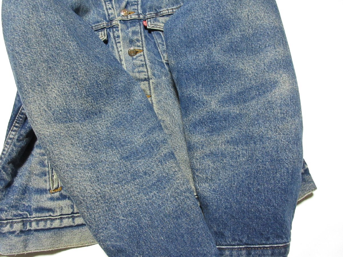 米国製 ヴィンテージ オリジナル リーバイス Levi's 71506 0316/デニムジャケット/インナーブランケット/44L/ジージャン/Gジャン/557/558_画像8