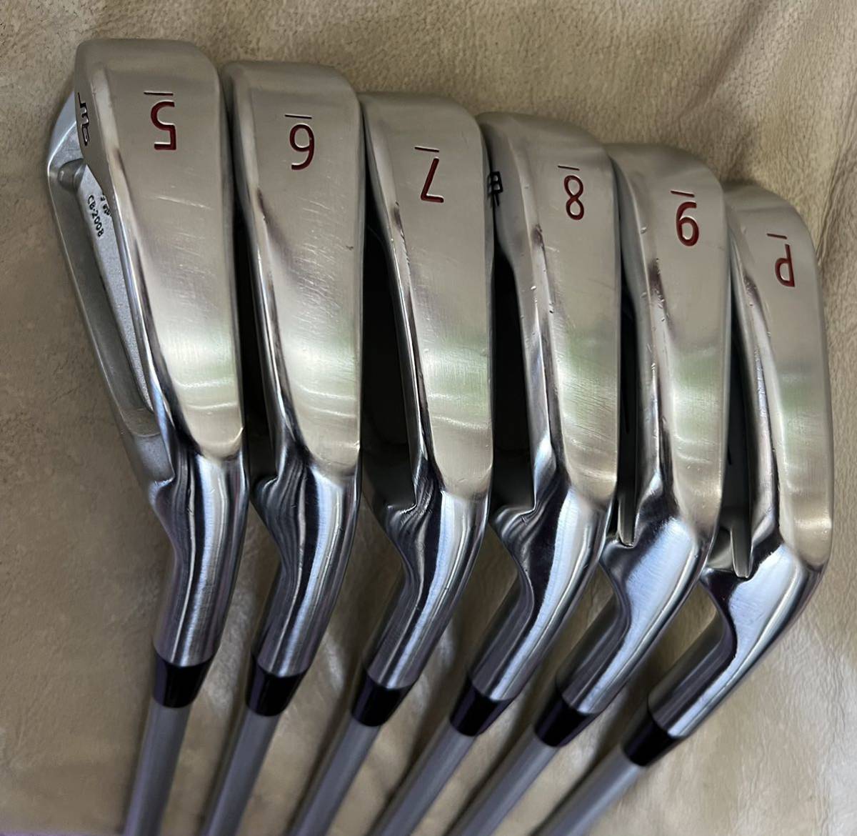 再入荷新品】 ヤフオク! - 美品 三浦技研 CB-2008 5-PW アイアンセット