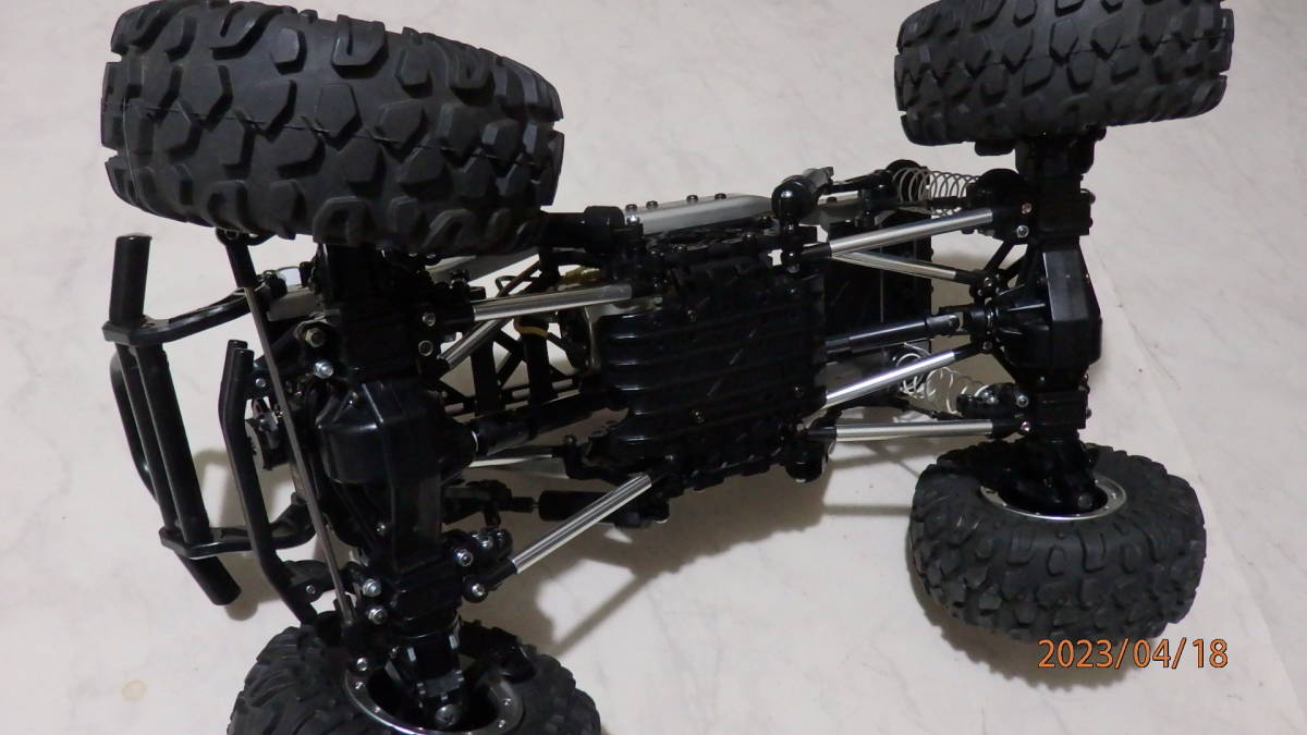 タミヤ 1/10 メルセデスベンツ ウニモグ406 完成済CR-01シャシーセット