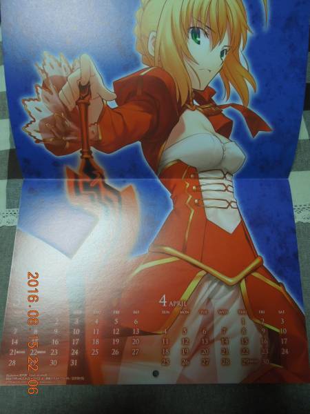 TYPE-MOON 2010年度カレンダー Fate 月姫 空の境界 武内崇_画像2