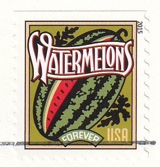 [FDC] summer. ..: watermelon (2)(2015 year )( America ) real .t3419