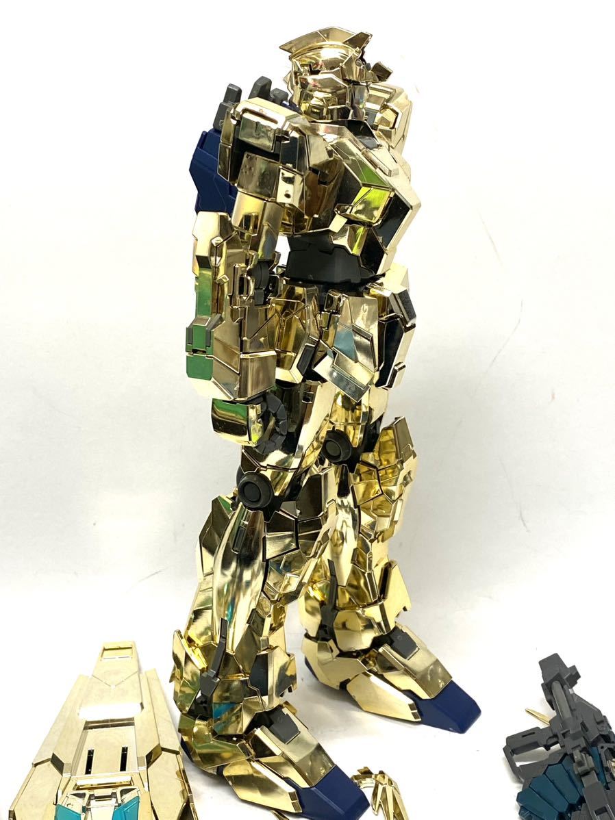 希少 1/100 MG ユニコーンガンダム ゴールドメッキ 金メッキ 完成品