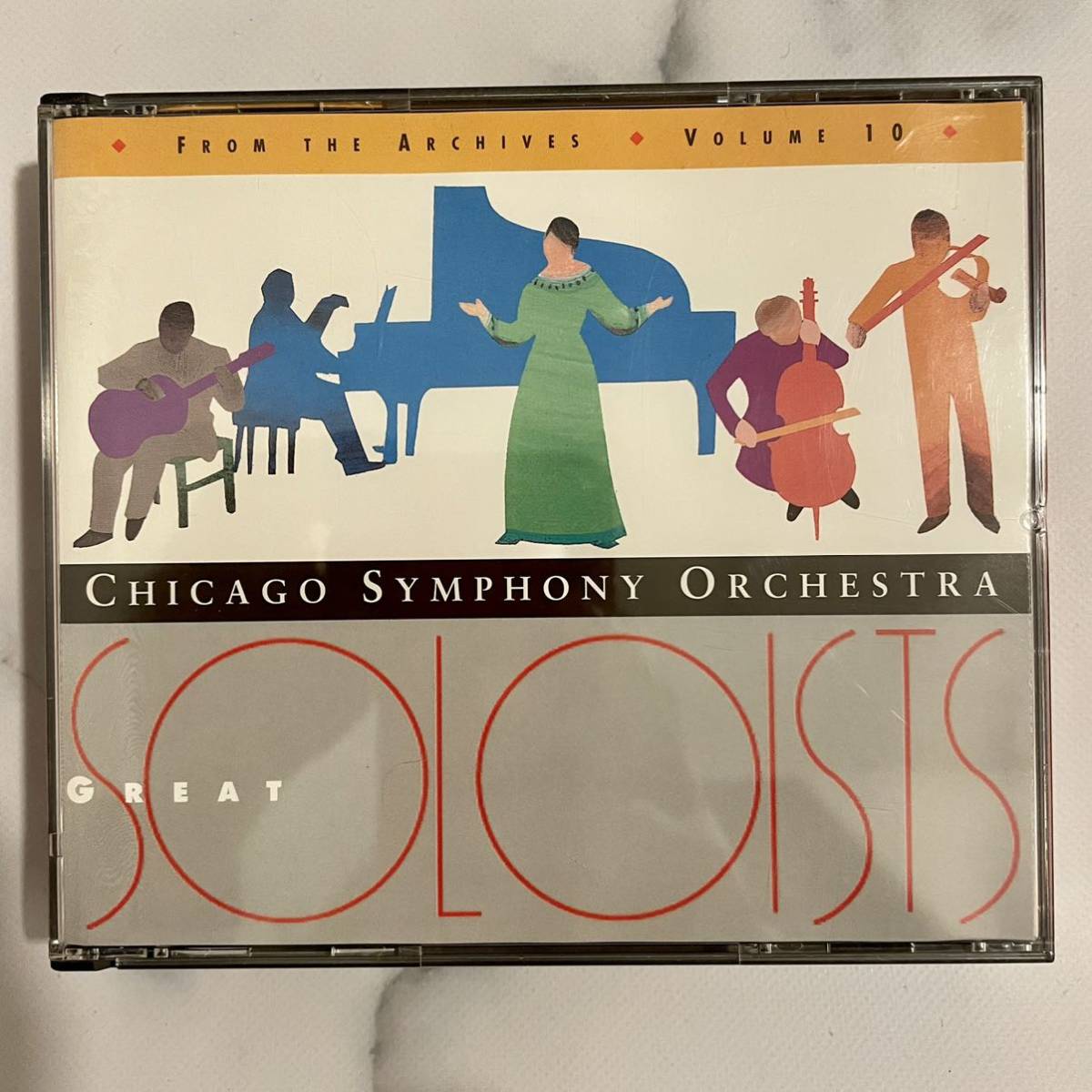 シカゴ交響楽団自主制作vol.10　偉大なソリスト（シュワルツコップ、ジャニス、フランチェスカッティ、コーガン、ファイアマン）（２枚組）