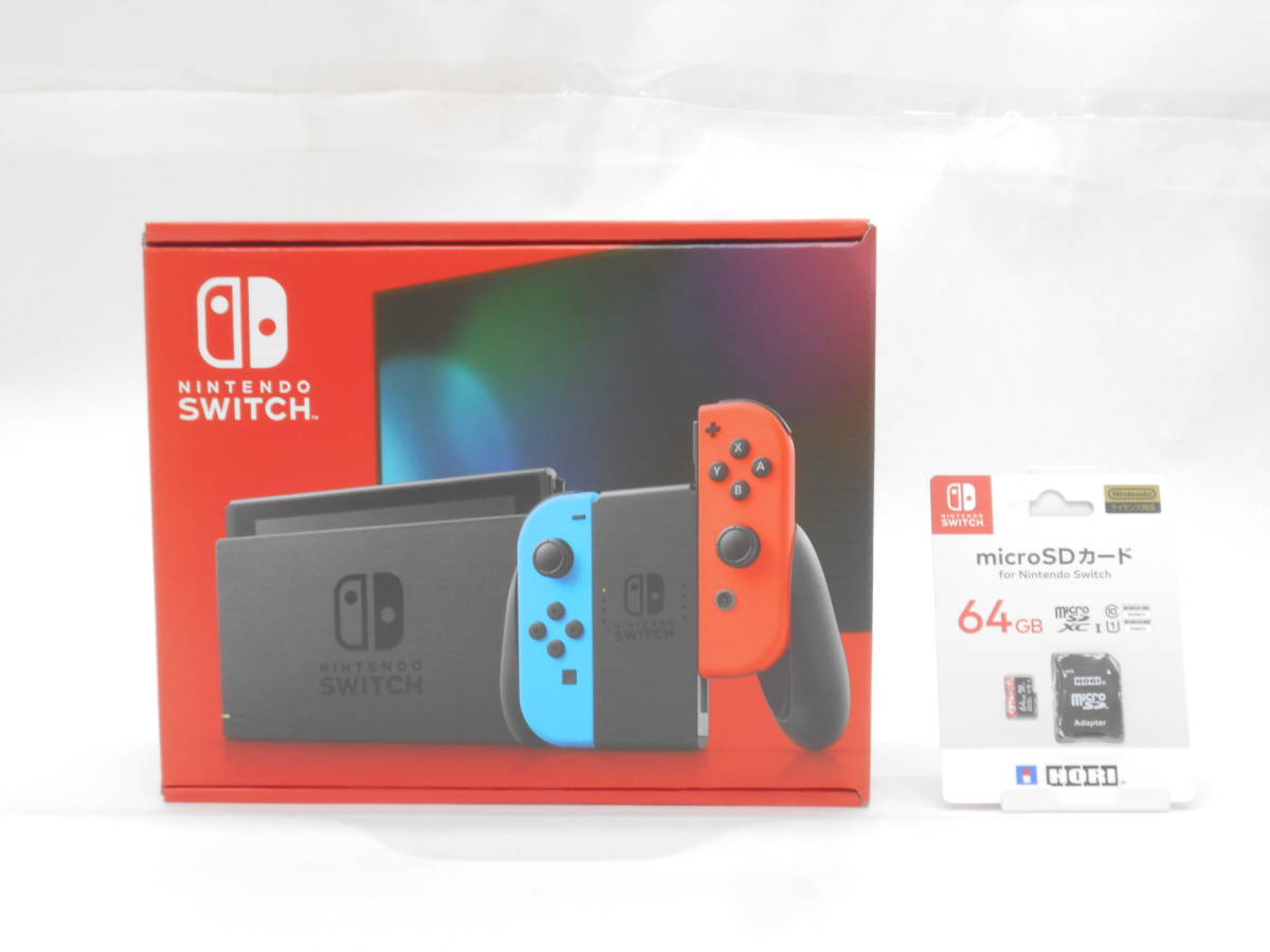 Nintendo Switch 本体HAD-S-KABAA 新モデルSDカード-