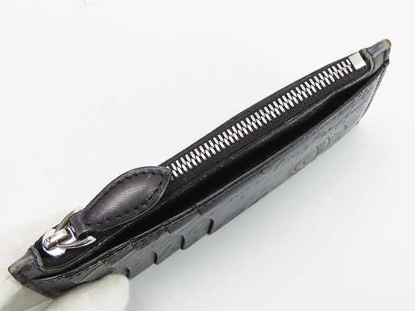  Berluti kali graph . core maxi long Zip card holder card-case coin case change purse . compact purse key ring attaching 