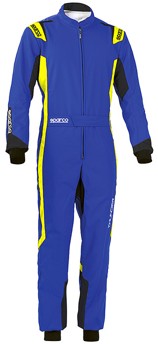 SPARCO （スパルコ） カートスーツ THUNDER （ブルーxイエロー） Mサイズ CIK-FIA N2013-1
