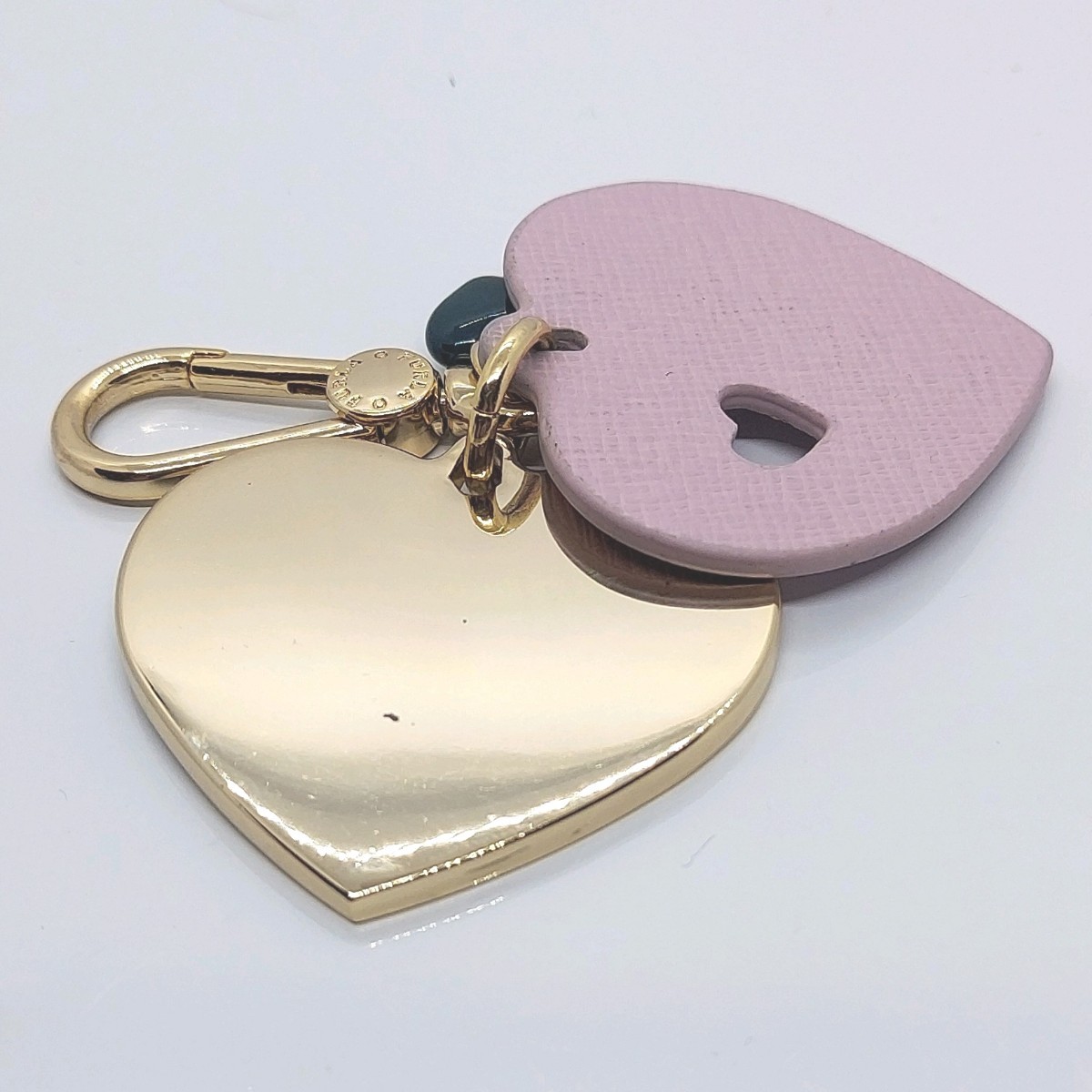  Furla FURLA heart motif key holder charm 