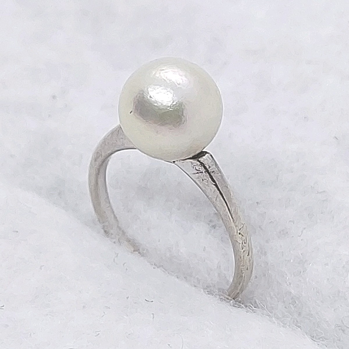  Mikimoto MIKIMOTO pearl approximately 7.3. approximately 1.5 number silver pin key ring ring SV silver 
