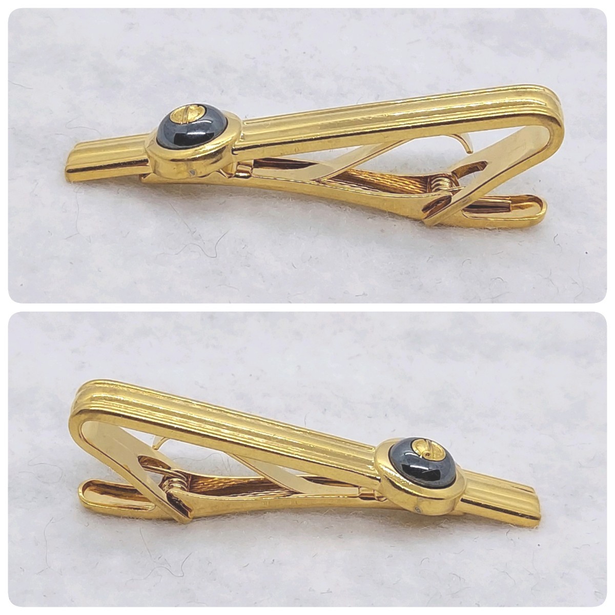  Dunhill dunhill necktie pin Gold color & black 
