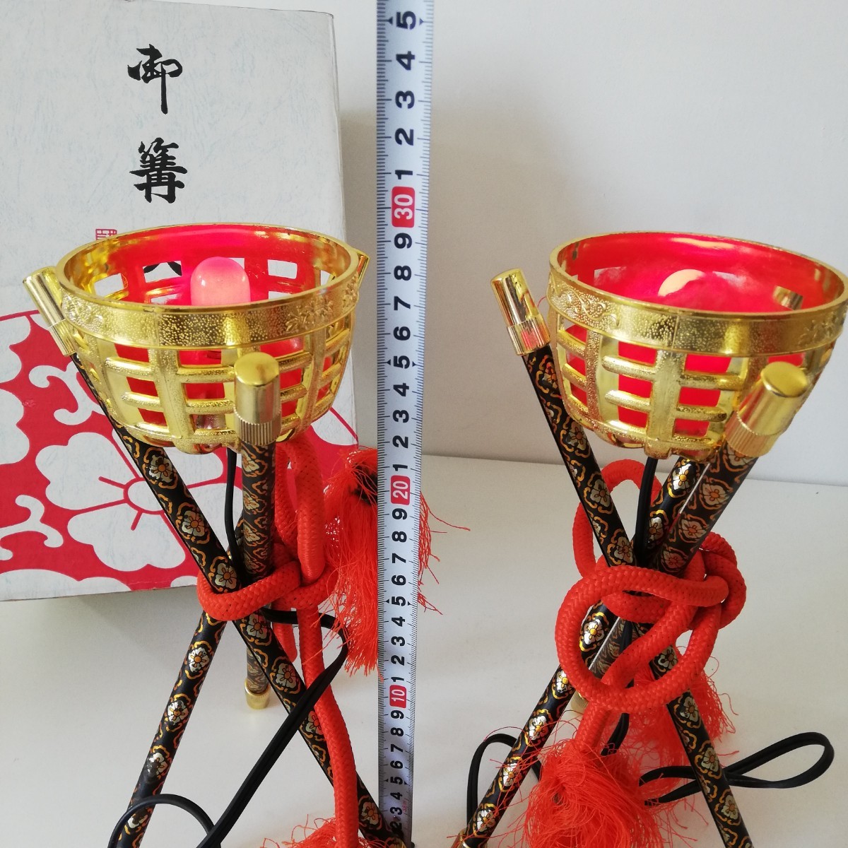  Boys' May Festival dolls decoration .. fire height 27.7cm electrification 0 [ bonfire lai playing cards pine Akira Japanese style ornament ]