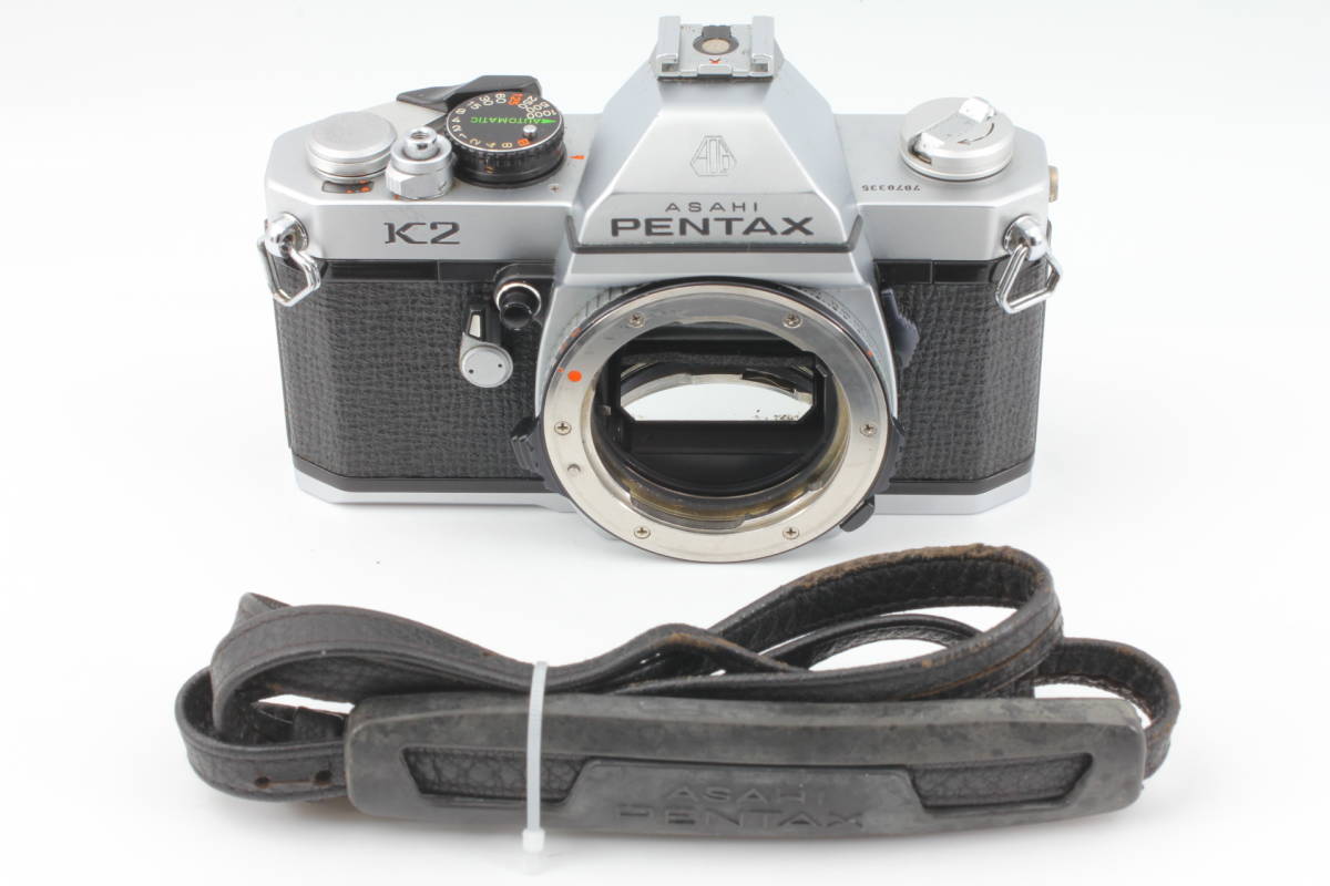 【並品】 Pentax K2 35mm SLR Film Camera Silver Body Meter-Works #810_画像2