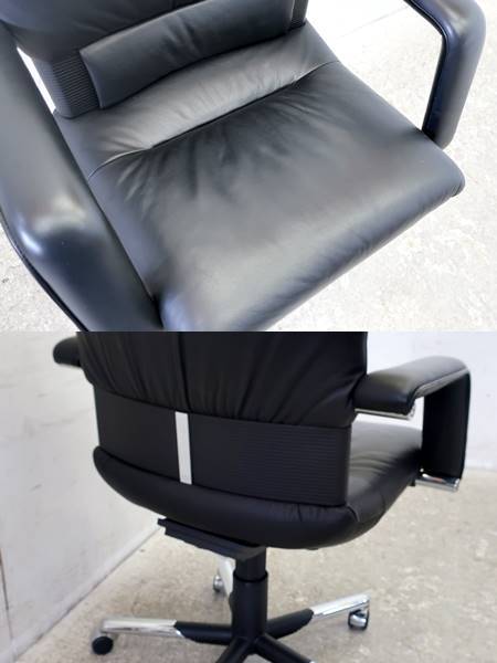 □P749□美品□本革 総革□vitra ヴィトラ□Imago イマーゴ□ロー