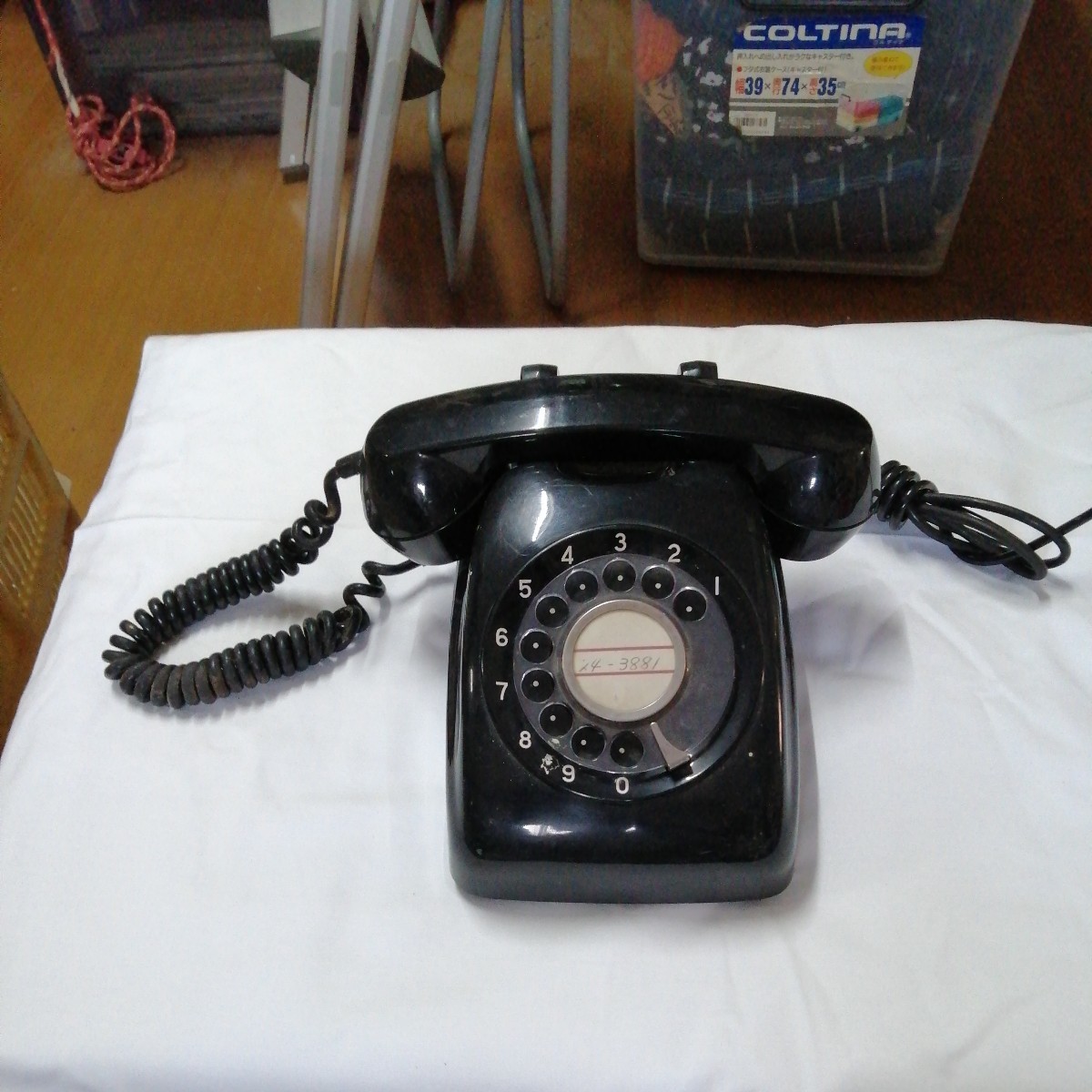  Saga departure Showa era. black telephone 610-A2 83.7 * operation goods * operation verification ending arrival / sending ok antique Showa Retro antique Vintage Japan electro- confidence telephone . company 