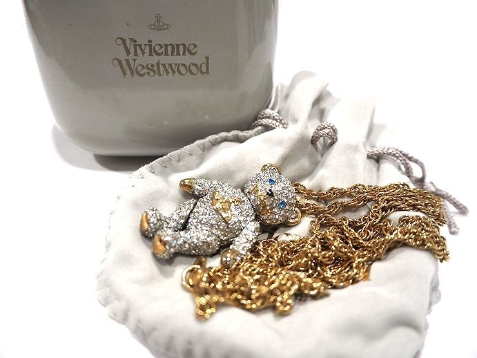 廃盤 超レア 本物 Vivienne Westwood テディベア ネックレス ヴィヴィアンウエストウッド