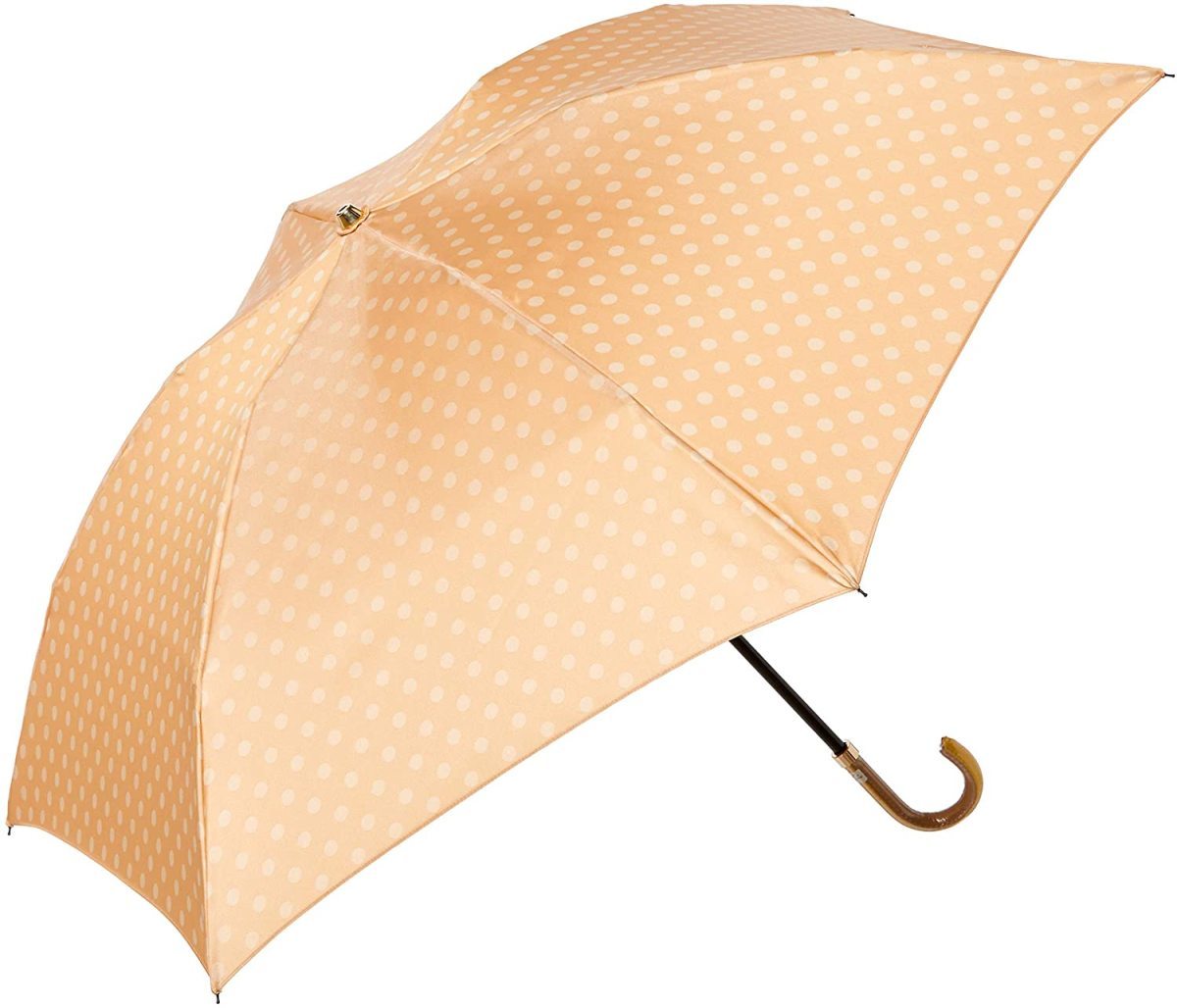折りたたみ傘 雨傘 レディース 日本製 軽量 おしゃれ かわいい オーロラ Fu-hen フヘン 17087 オレンジ UVカット 紫外線防止加工