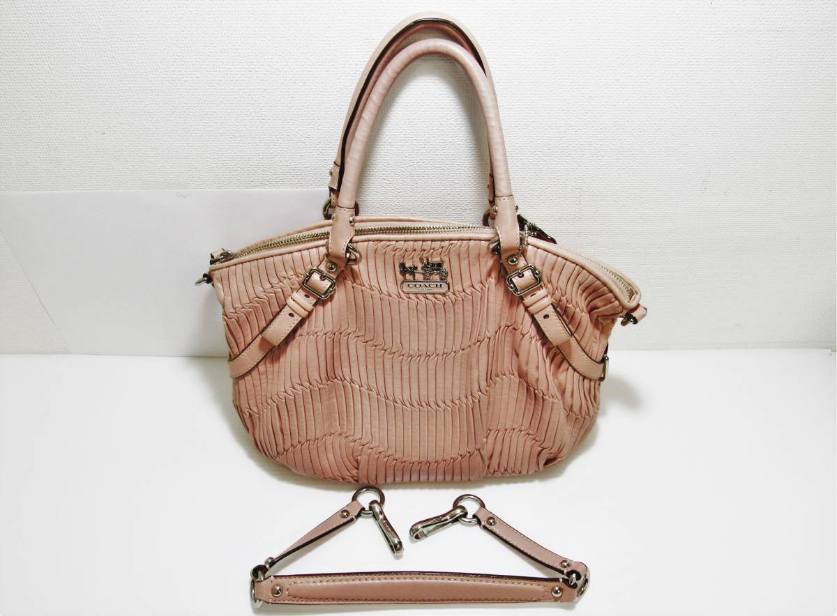 Yahoo!オークション - コーチ COACH マディソン レザー 2way Yahoo!オークション - コーチ COACH マディソン レザー 2way