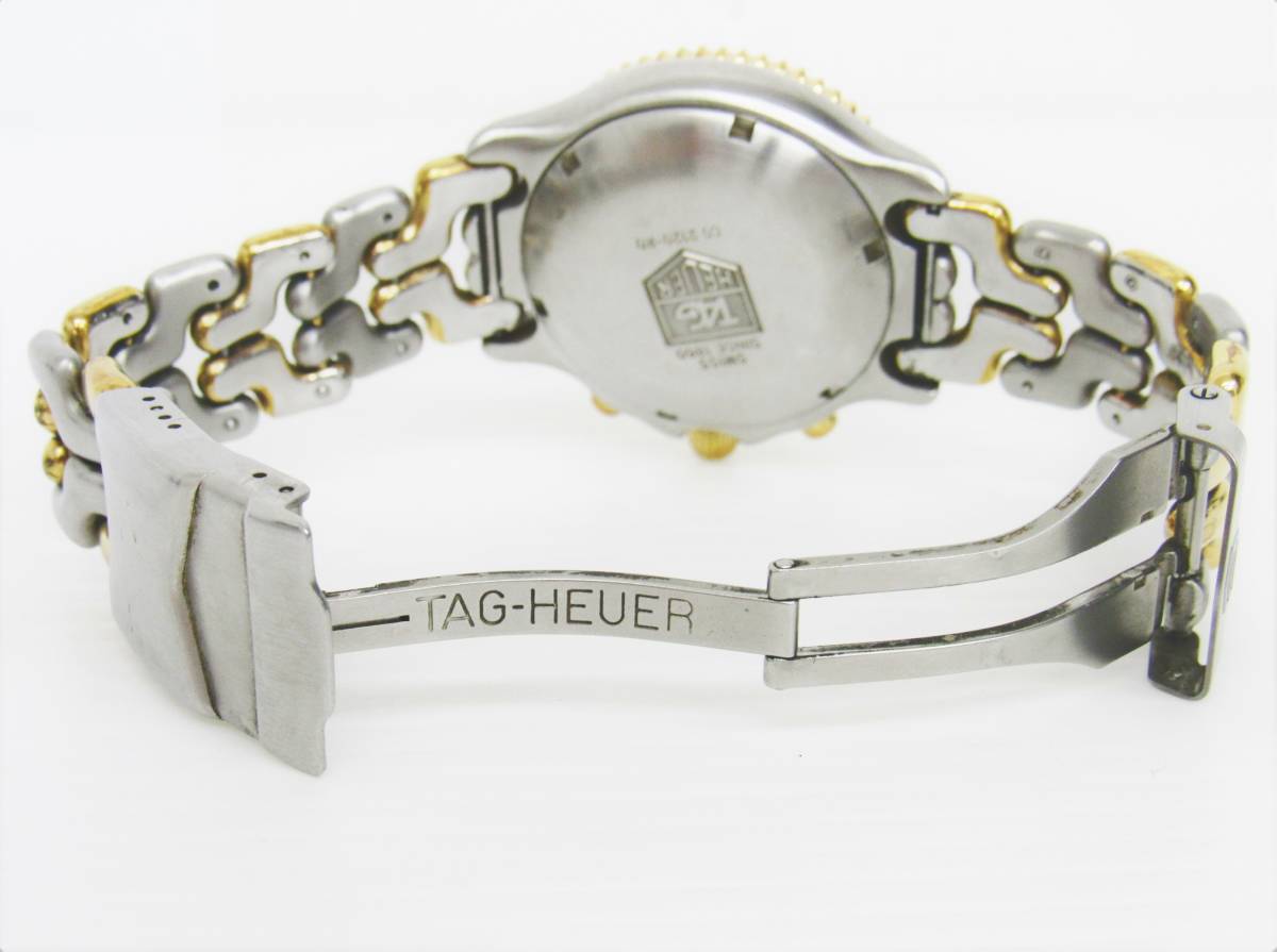 動作品 良品 TAG HEUER タグホイヤー セル クロノグラフ カレンダー