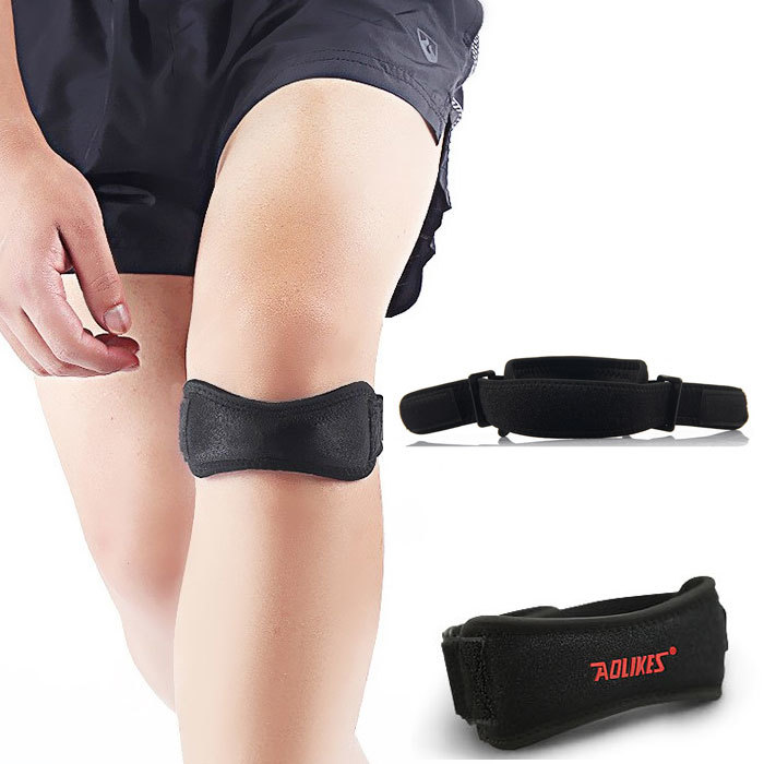 膝サポーター 膝固定 関節 サポート 通気性 怪我防止 膝蓋腱炎 伸縮性 スポーツ ランニング 登山 左右兼用の画像1