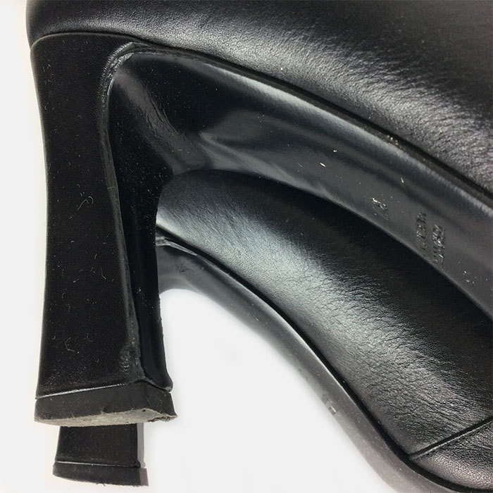 mi ракушка Vivienne MICHEL VIVIEN короткие сапоги ботиночки - двойной застежка-молния чёрный бесплатная доставка 24823 G0227K002 б/у одежда бренд б/у одежда 
