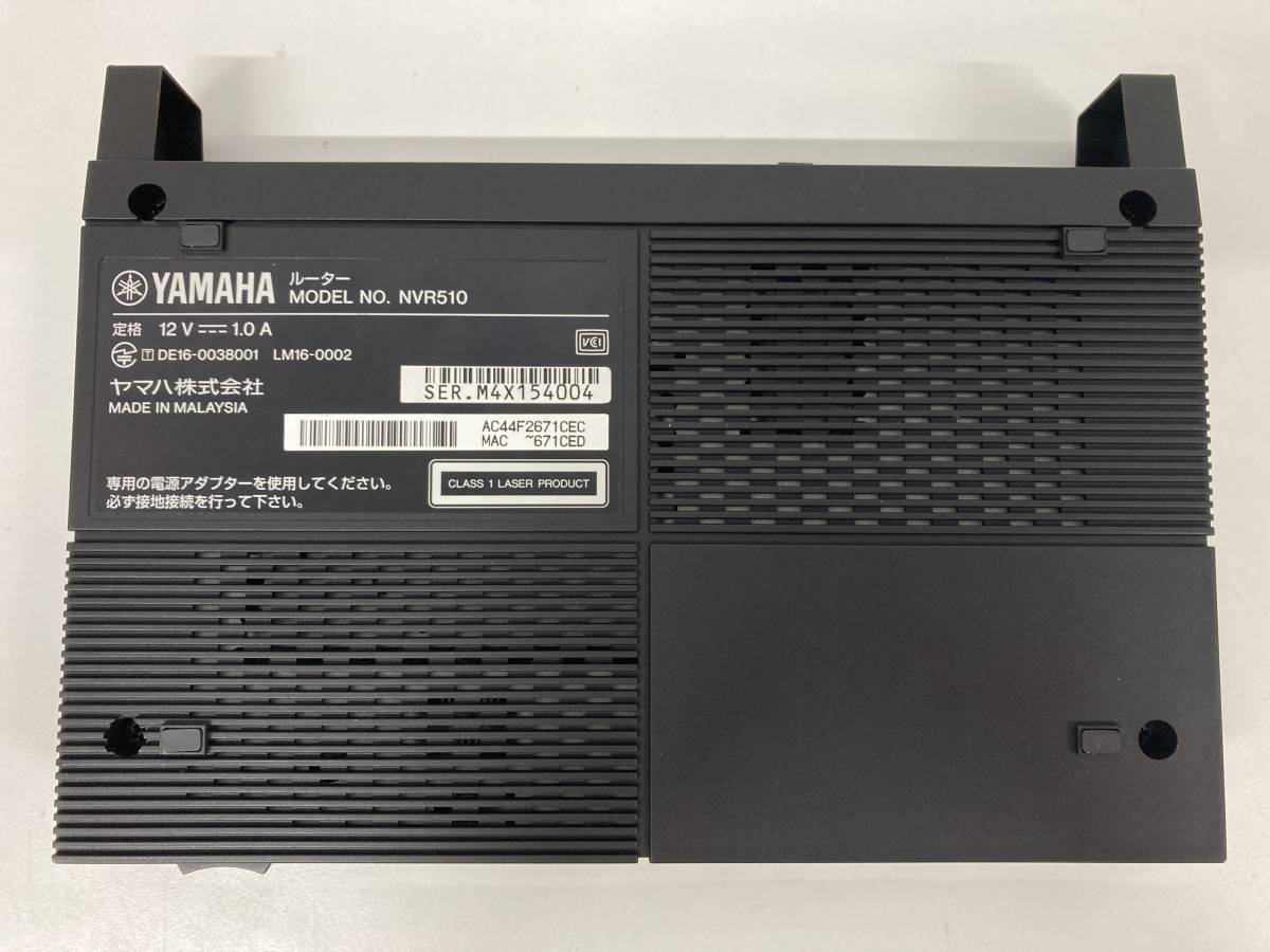 YAMAHA NVR510 ギガアクセスVPNルーター、初期化済み、テスト済み、AC