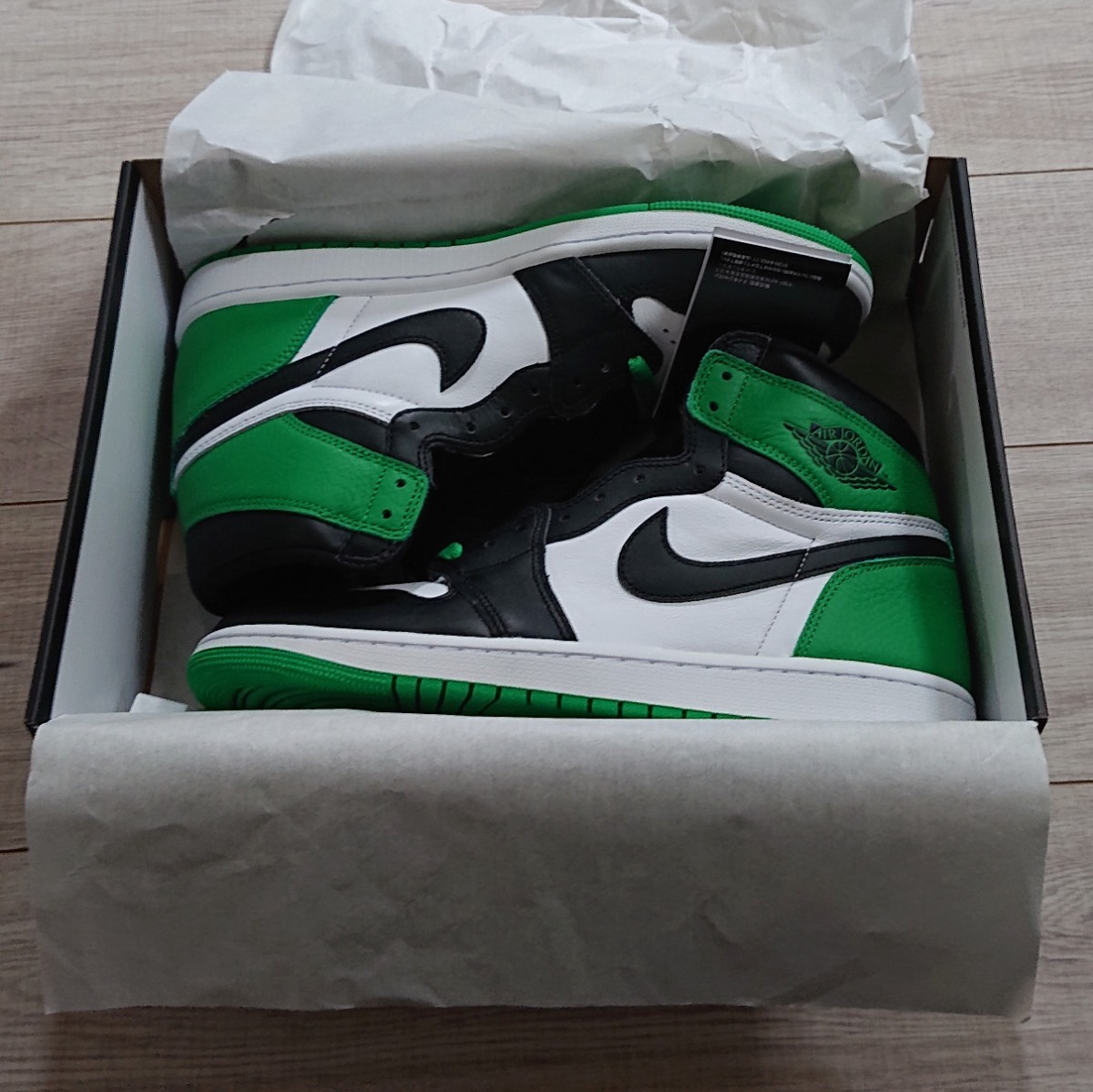 送料無料 28cm US10 Nike Air Jordan 1 Retro High OG Celtics Black and Lucky Green ナイキ エアジョーダン1 セルティックス