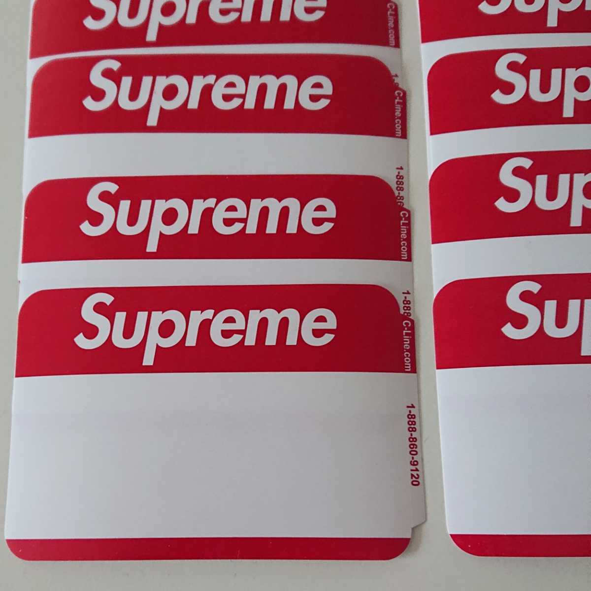 Supreme Name Badge Stickers バラ売り 10枚 ネームバッジ ステッカー Box Logo sticker ボックスロゴ シュプリーム_画像2