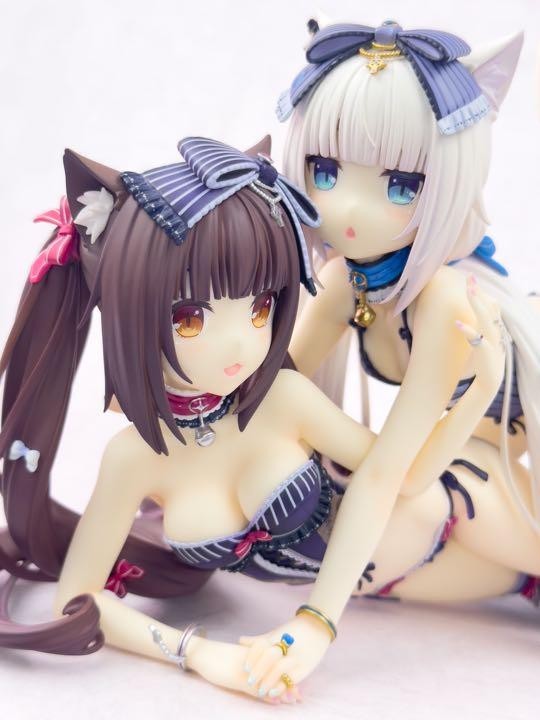 未開封】FLARE フレア ネコぱら ショコラ & バニラ 2体セット ラ