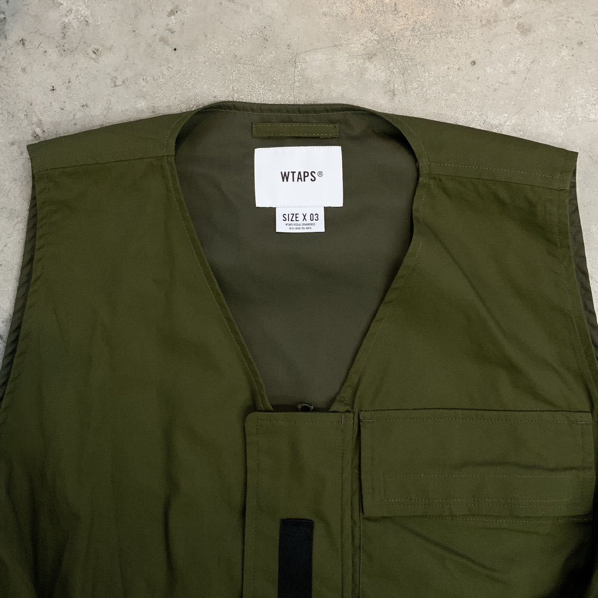 Lサイズ 22AW WTAPS HAGGERZ / VEST / COTTON. POPLIN ダブルタップス