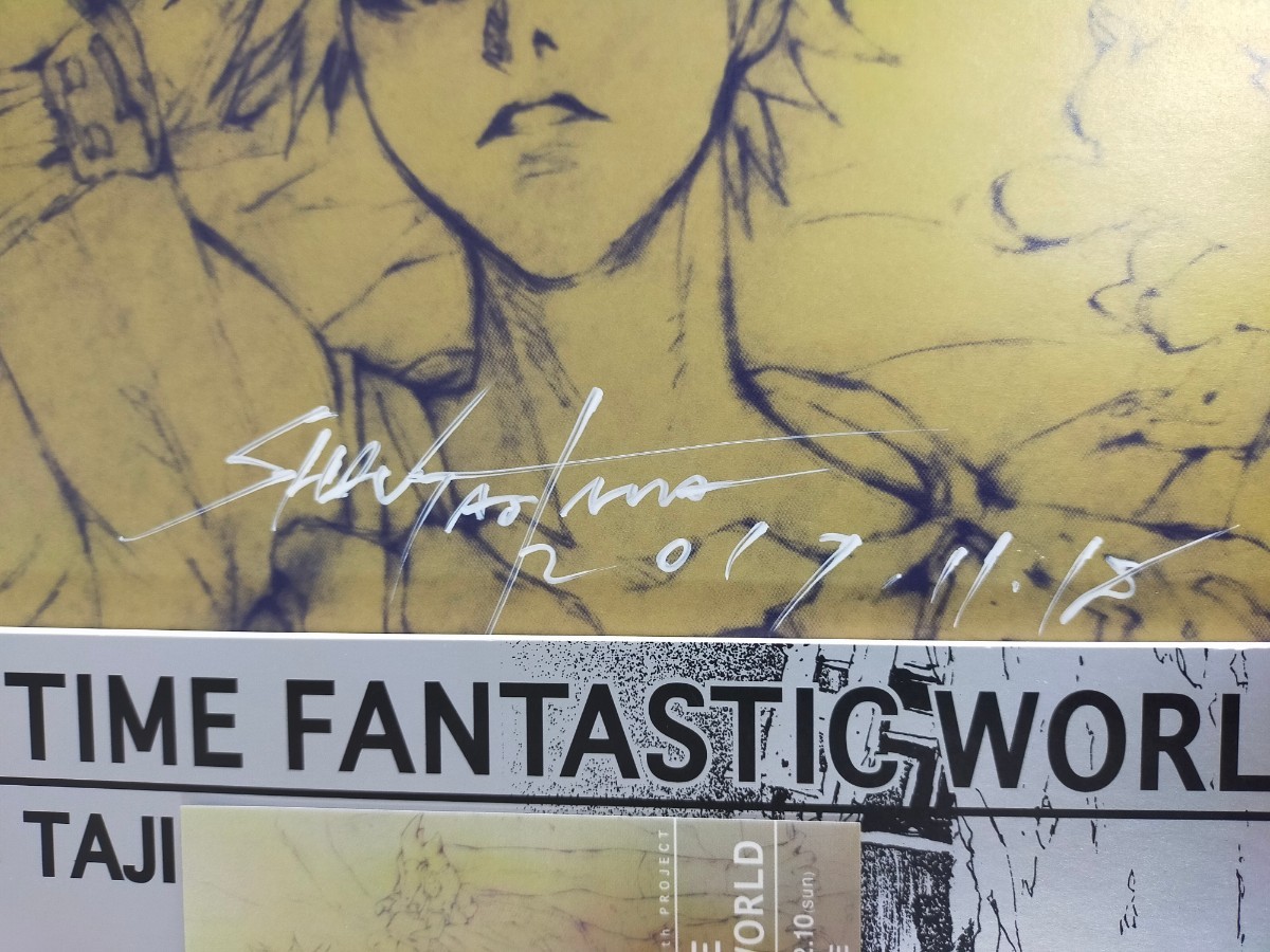 MADARA30周年記念『田島昭宇原画展-GOD TIME FANTASTIC WORLD』の図録2冊セットと原画展来場特典ステッカーセット 直筆サイン入りの画像3