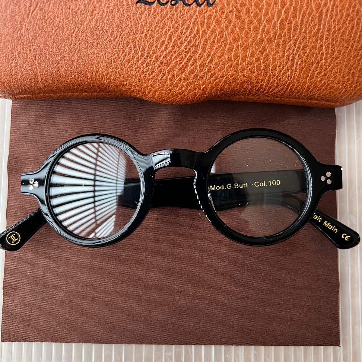 レスカ LESCA Lunetier G.Burt Col.100ブラック☆新品 - arborconnect