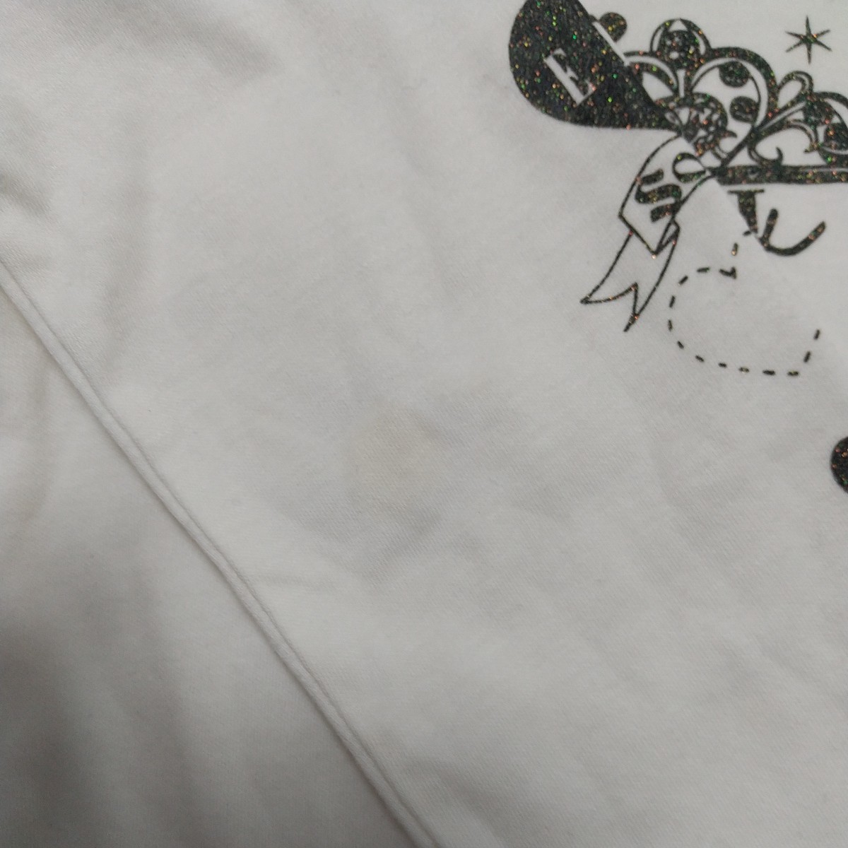 【送料無料】ELLE POUPON エル プポン 長袖Tシャツ 100サイズ 女のコ 綿100 白 可愛い トイプードル柄 モノトーン_画像10