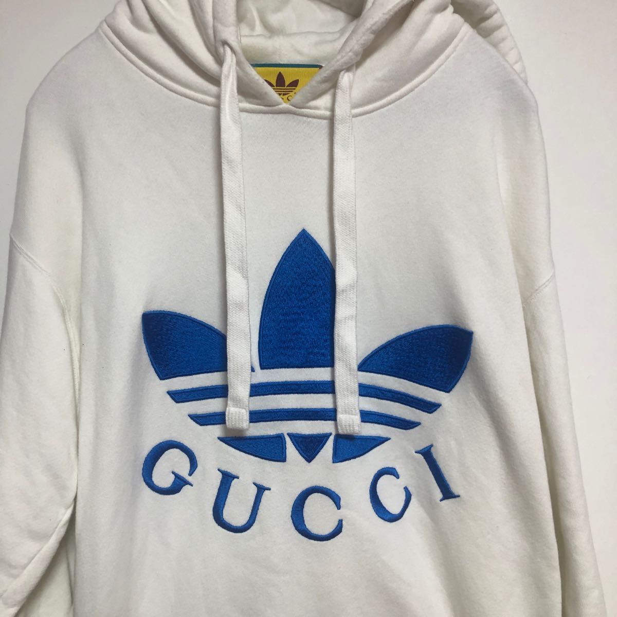 GUCCI グッチ　adidas アディダス　スエットシャツパーカー　コラボ