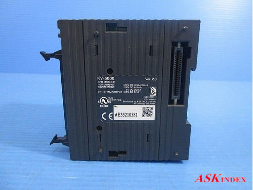 ■□ ※送料無料【管理番号HB1281】KEYENCE PLC Ethernet 内蔵 CPU ユニット KV-5000 (通電確認済) □■_画像3