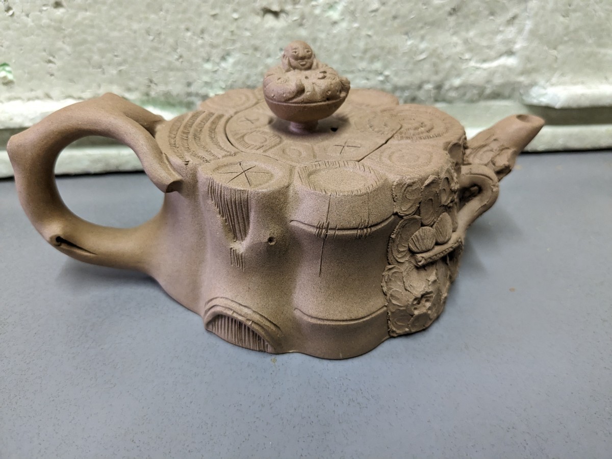 紫砂 煎茶道具 中国 急須 古美術 茶壺 興 董 古 壺-