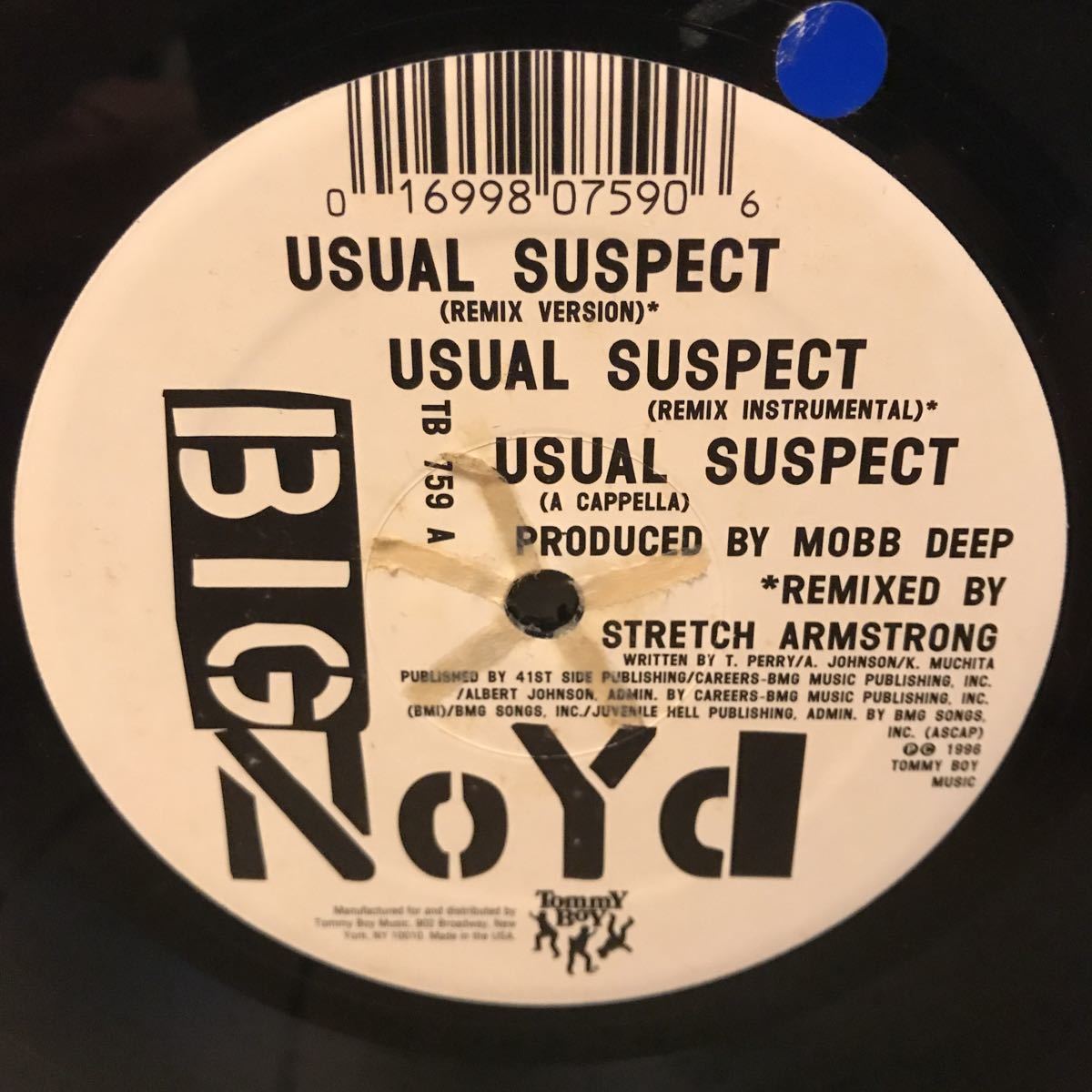 BIG NOYD / The Usual Suspects アナログ レコード 12インチ ヒップホップ_画像3